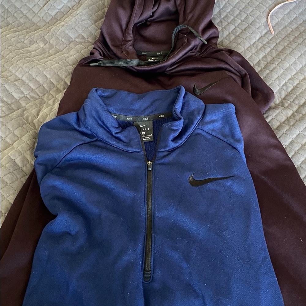 Pair of Nike Pullovers